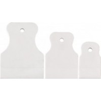 Шпатели резиновые, белые набор 3 шт. (40/60/80 мм) 