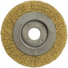 Корщетка-колесо желтая 125 мм