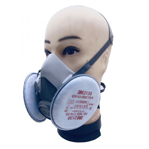 Фильтр 3М 2138 для очистки от пыли, тумана, дыма, асбеста + защитf от органических и кислых газов и паров, а также от паров озона