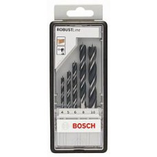 Набор сверл Robust Line (5 шт; 4-10 мм) по дереву Bosch 2607010527
