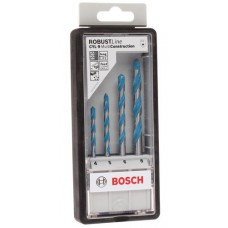 Набор сверл Robust Line Multi Construction 4 шт. (4-8 мм) Bosch 2607010521