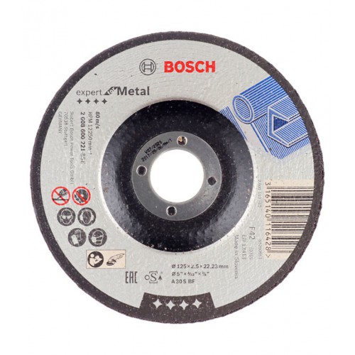 Диск отрезной по металлу (125х22,2 мм) Bosch 2608600549