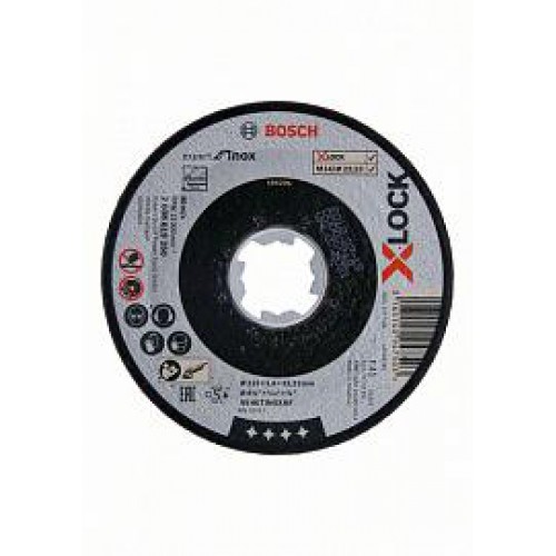 Отрезной диск по нержавеющей стали X-LOCK (115x1.6x22.2 мм) Bosch 2608619260