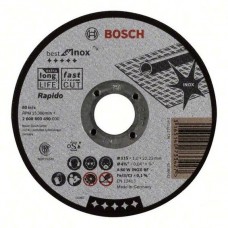 Отрезной круг (115 x 1,0; прямой) по нержавейке Best Bosch 2608603490