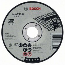 Отрезной круг (115 x 2,5; прямой) по нержавеющей стали Best Bosch 2608603502