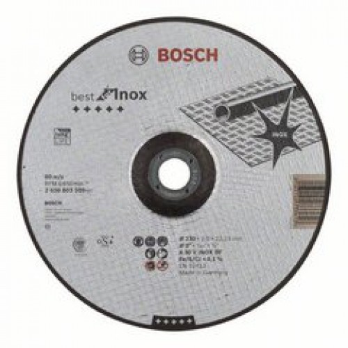 Отрезной круг (230 x 2,5; вогнутый) по нержавейке Best Bosch 2608603509