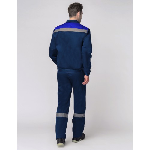 Костюм Легион-1 СОП (тк.Смесовая,210) брюки, т.синий/васильковый