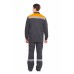 Костюм Партнер NEW (тк.Смесовая,210) брюки, т.серый/оранжевый