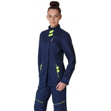 Куртка удлиненная женская PROFLINE SPECIALIST (тк.Саржа), т.синий