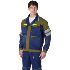 Куртка укороченная мужская PROFLINE BASE, т.синий/оливковый