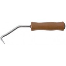 Крюк для вязки арматуры, деревянная ручка, 220 мм 