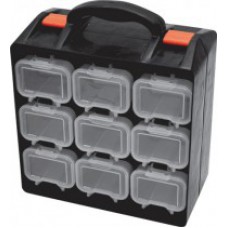 Ящик для крепежа двухсекционный (съемные ячейки), 34 x 28,5 x 14,5 см