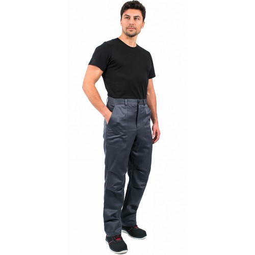 Костюм Фаворит-1 брюки, т.серый/серый